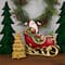 6" Gold Metallic Glittered Resin Tabletop Christmas Tree